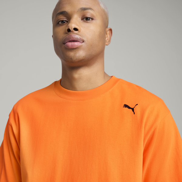 PUMA x NACHO Tee Men, Orange Glo, large-MEX