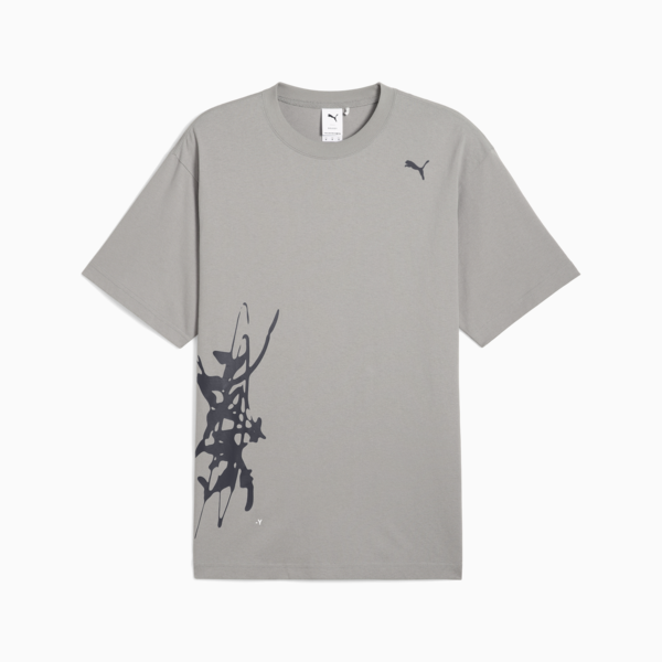 PUMA x NACHO Tee Men, Concrete Gray, large-MEX