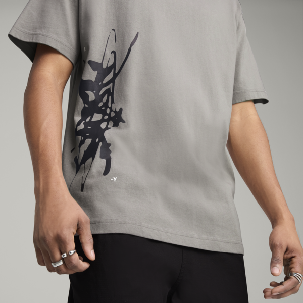 PUMA x NACHO Tee Men, Concrete Gray, large-MEX