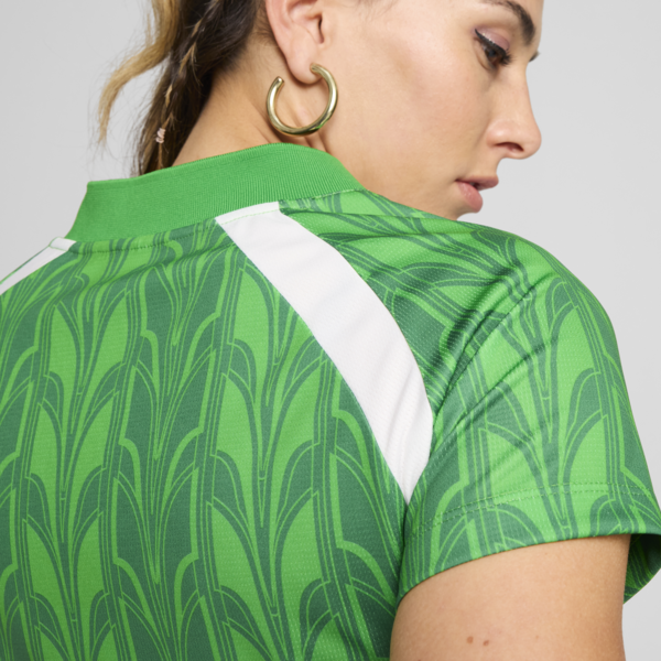 FOOTBALL JERSEY Baby Tee Women, PUMA Green, large-MEX