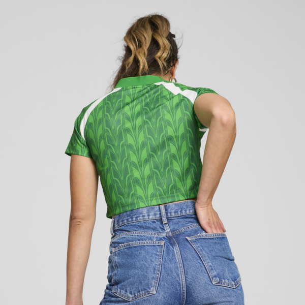 FOOTBALL JERSEY Baby Tee Women, PUMA Green, large-MEX