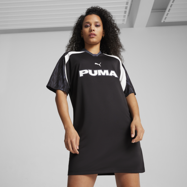 FOOTBALL JERSEY Dress Women, PUMA Black, large-MEX