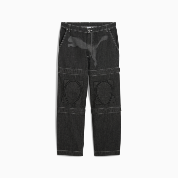 A$AP ROCKY x PUMA Knee Pad Pants Men, PUMA Black-Denim, large-ZAF