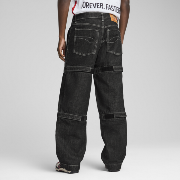A$AP ROCKY x PUMA Knee Pad Pants Men, PUMA Black-Denim, large-MEX