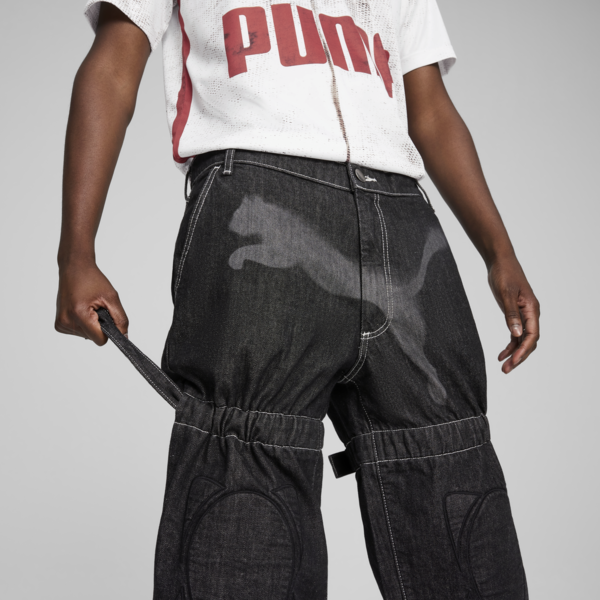 A$AP ROCKY x PUMA Knee Pad Pants Men, PUMA Black-Denim, large-ZAF