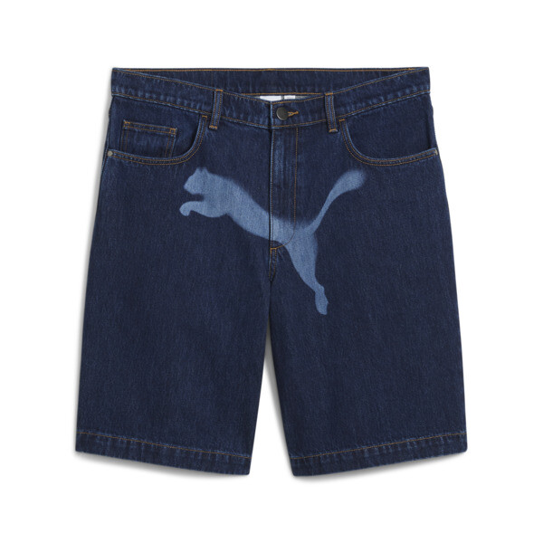 Puma A$ap Rocky Denim Shorts In Blue