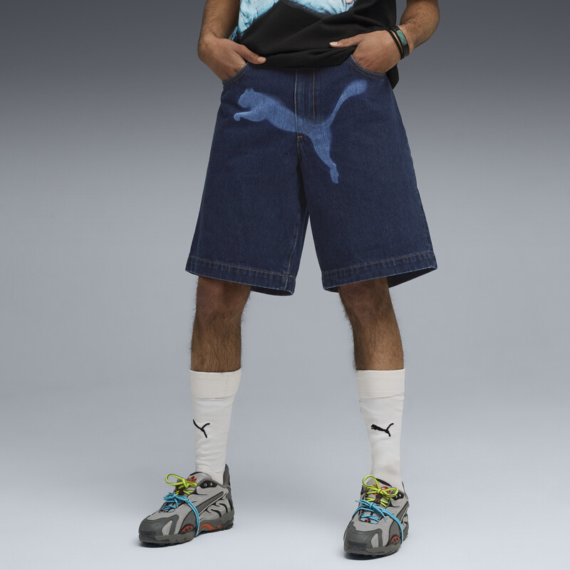 

Men's PUMA X A$AP ROCKY Baggy Fit Denim Shorts