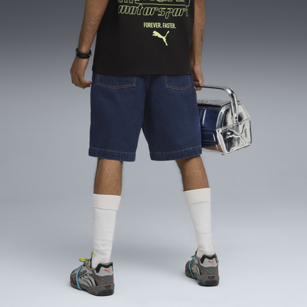 Shorts en mezclilla A$AP ROCKY x PUMA para hombre, Dark Denim, large-MEX