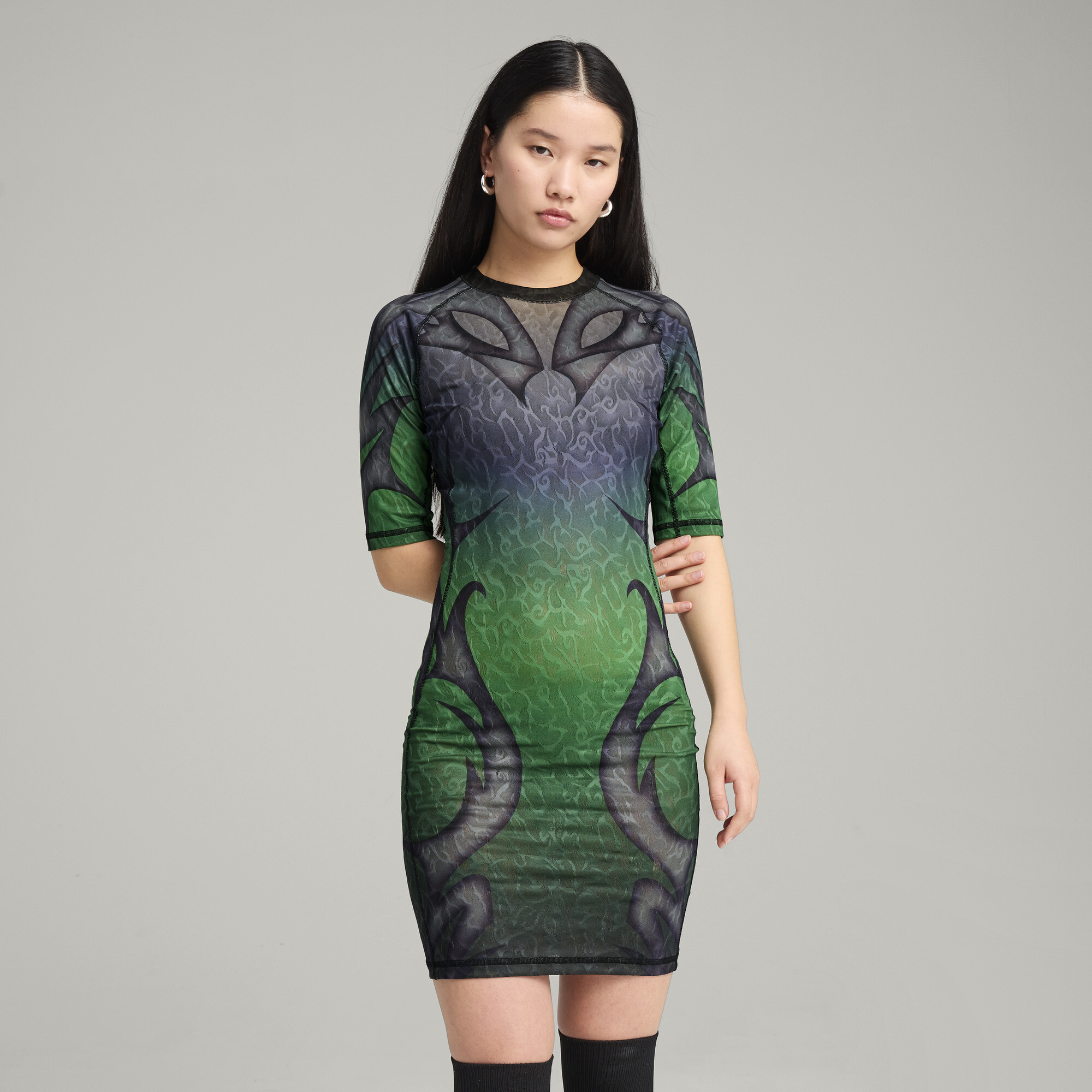 PUMA x ARIES Womens Dress in Green Size S 160$