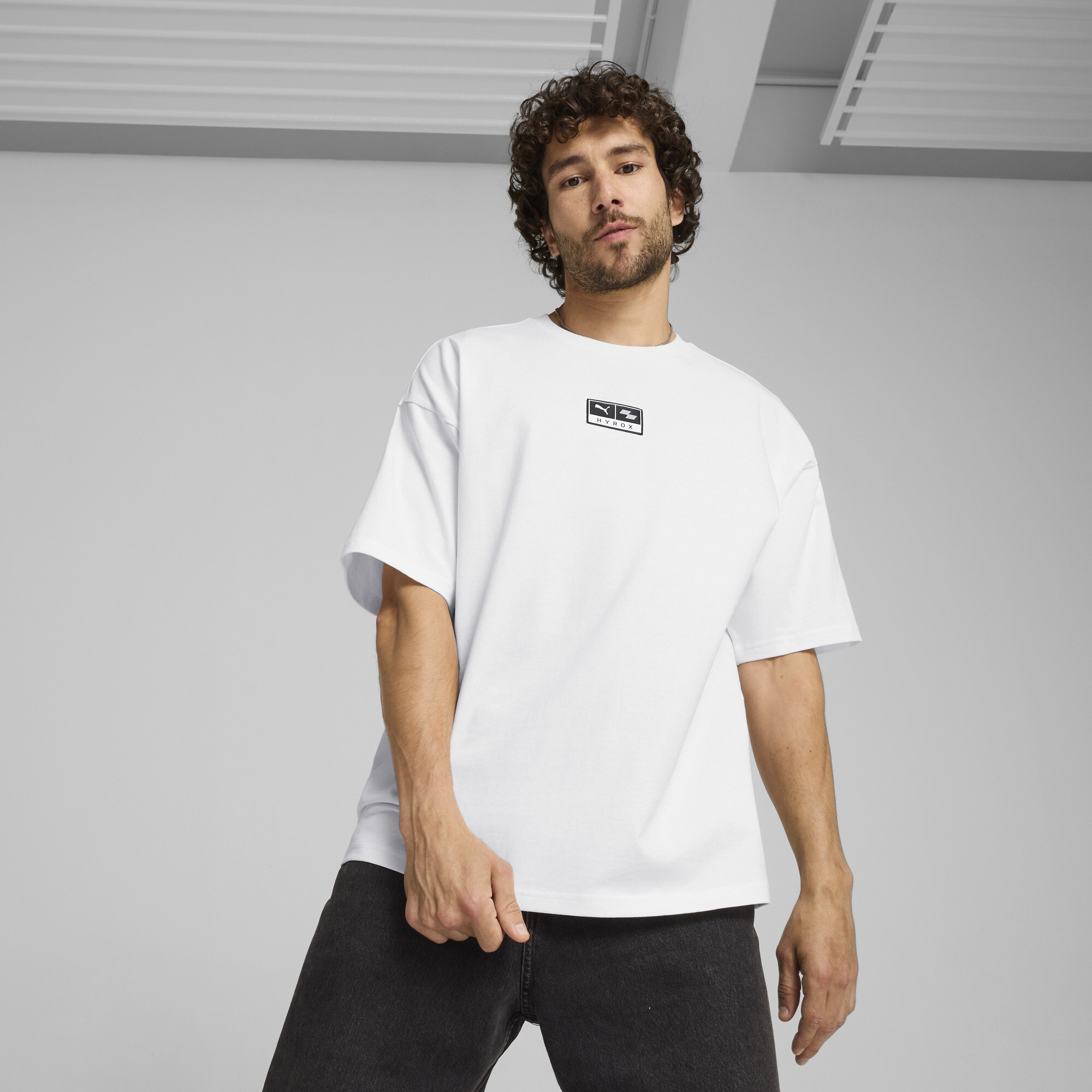 HYROX x Puma Graphic T-Shirt Herren | White | Größe: S