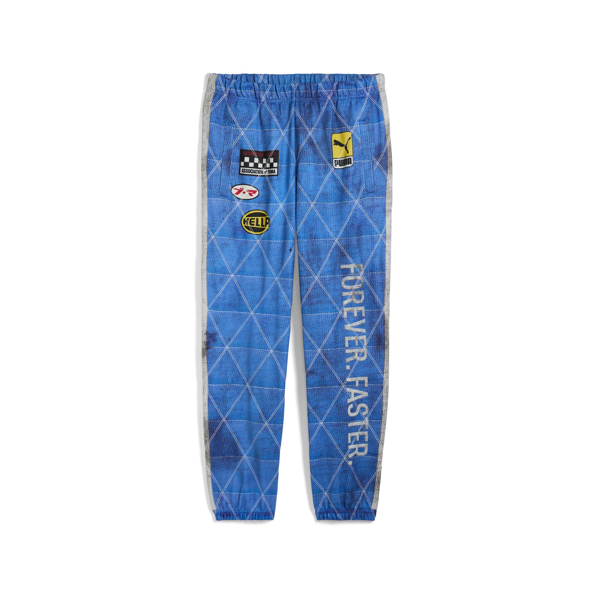 A$AP ROCKY X Puma Quilted Sweatpants, Blue, Size XS, Clothing