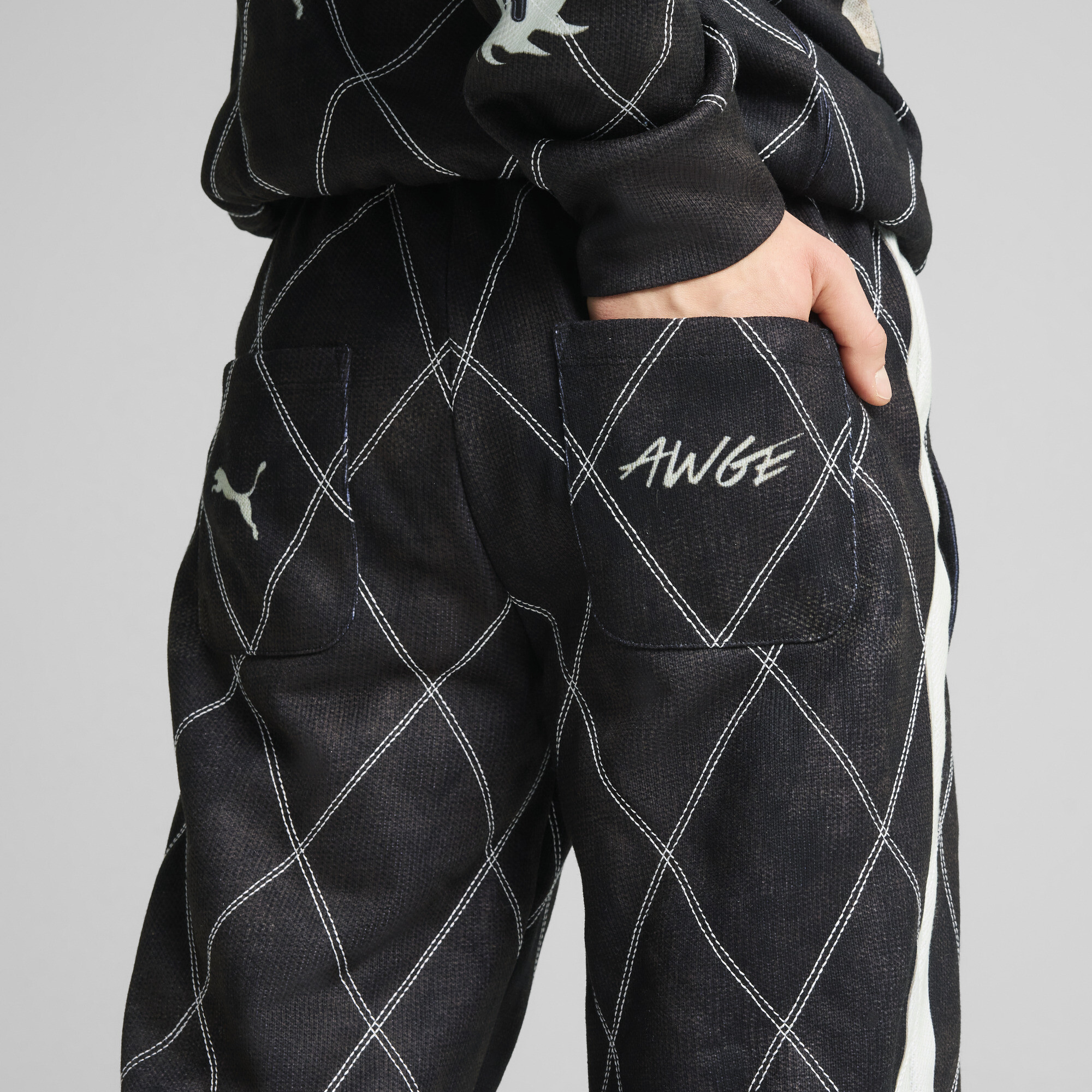 Pantalon De Survêtement Effet Usé A$AP ROCKY X PUMA Unisexe