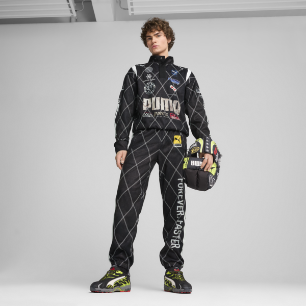 Pants deportivos desgastados A$AP ROCKY x PUMA, PUMA Black, large-MEX