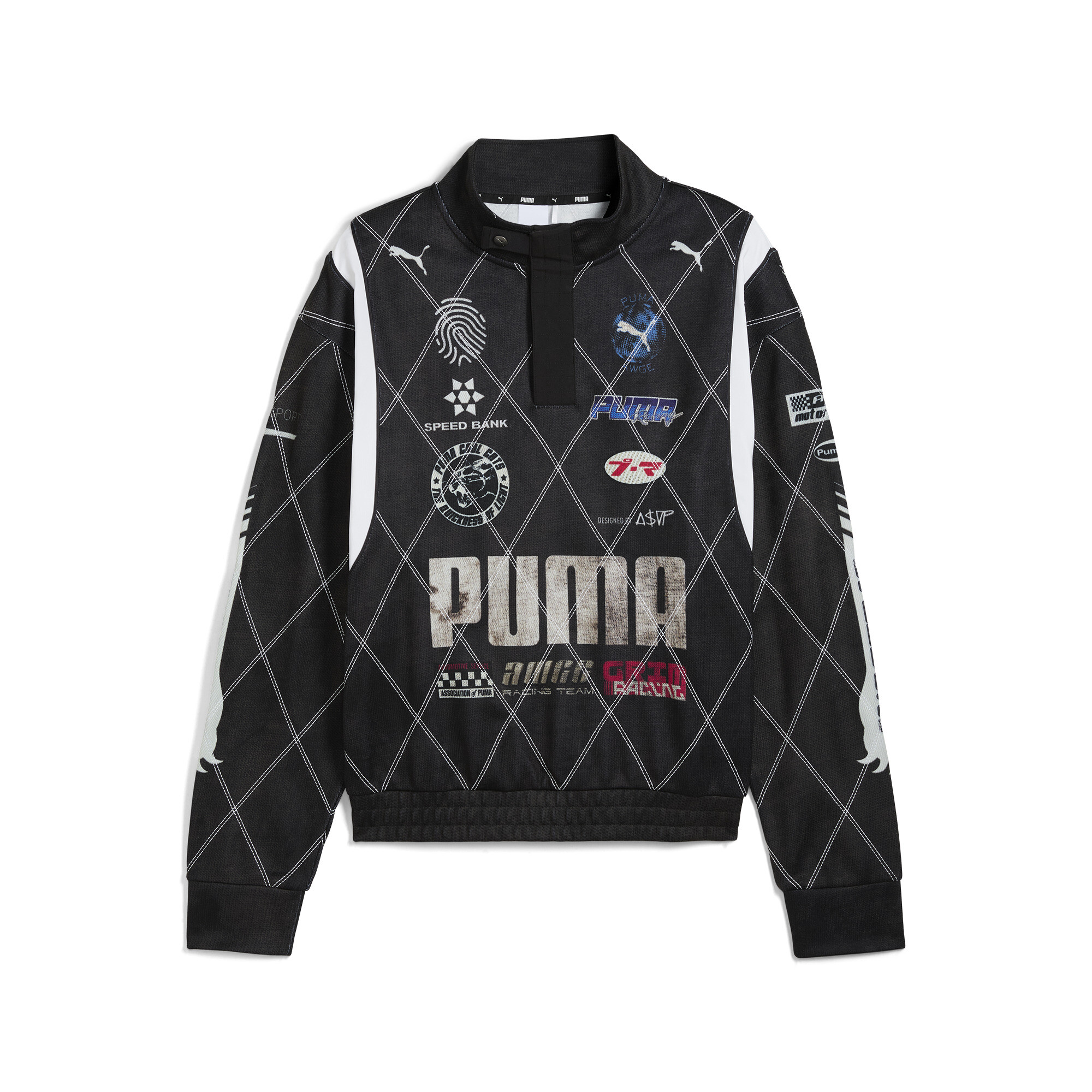 A$AP ROCKY x PUMA verweerd sweatshirt, Zwart, Maat S thumbnail 3