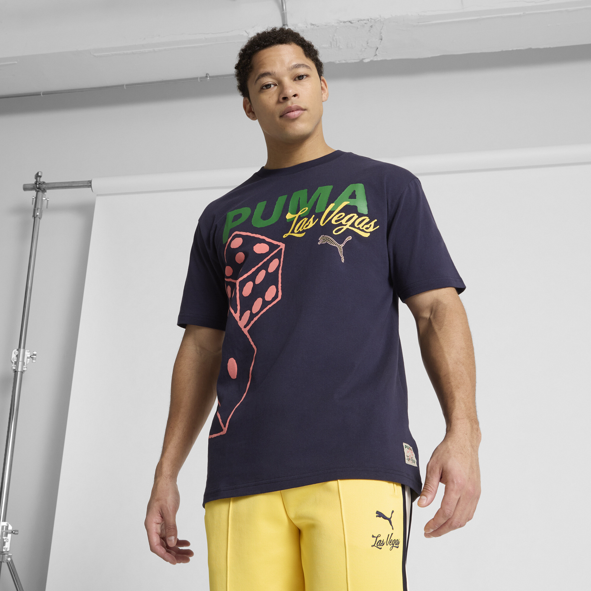 PUMA WARDROBE ESS LV GRAPHIC T-SHIRT