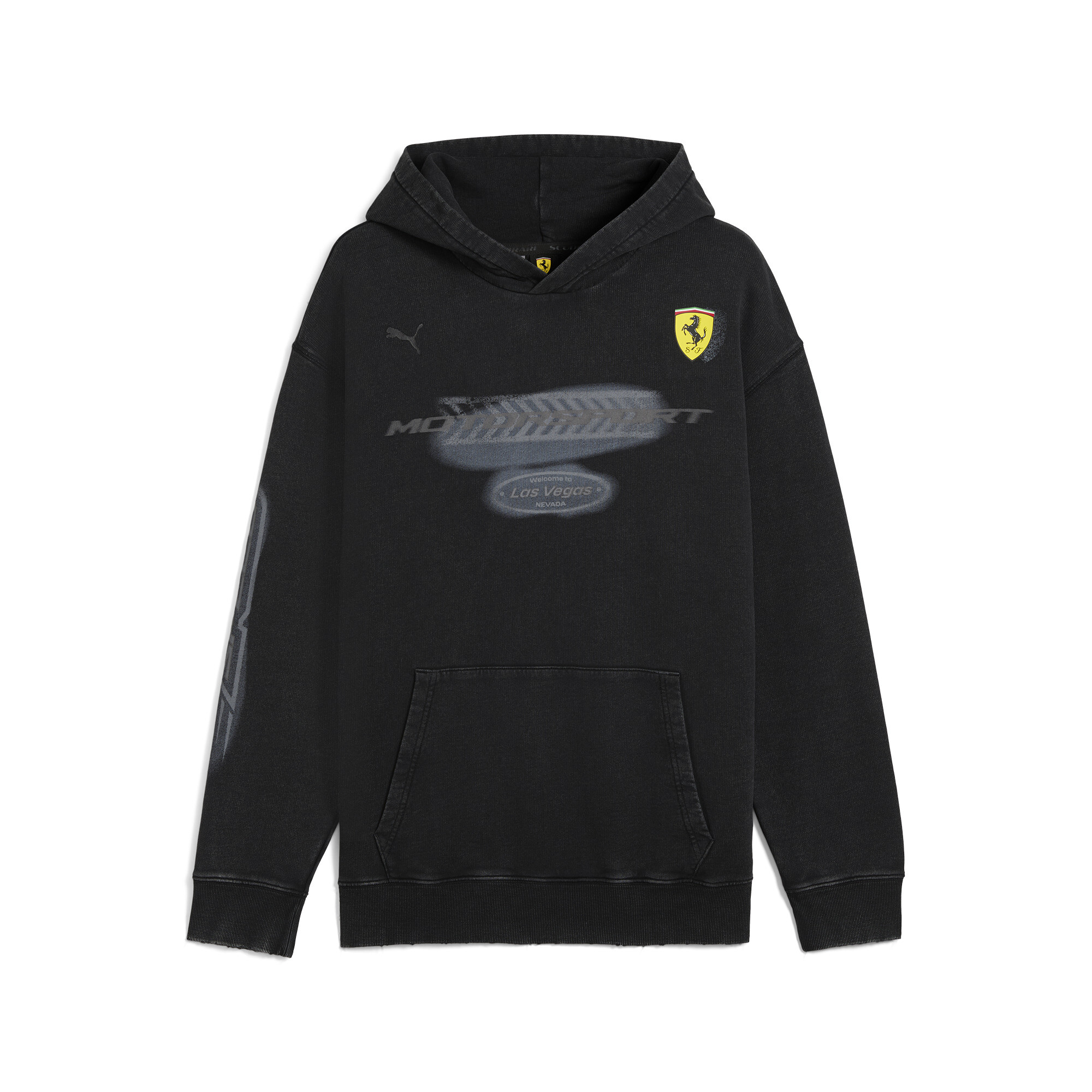 Puma Scuderia Ferrari Desert Sun Hoodie Herren | Mit Print | Black | Größe: M