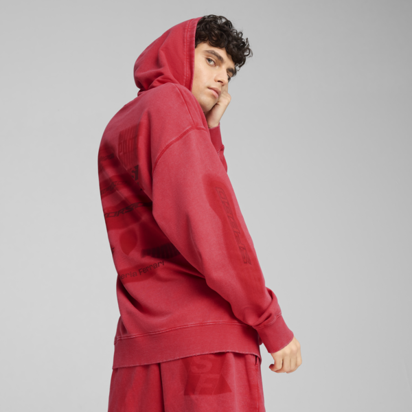 Scuderia Ferrari Desert Sun Hoodie Men, Rosso Corsa, large-ZAF