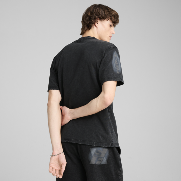 Scuderia Ferrari Desert Sun Tee Men, PUMA Black, large-ZAF