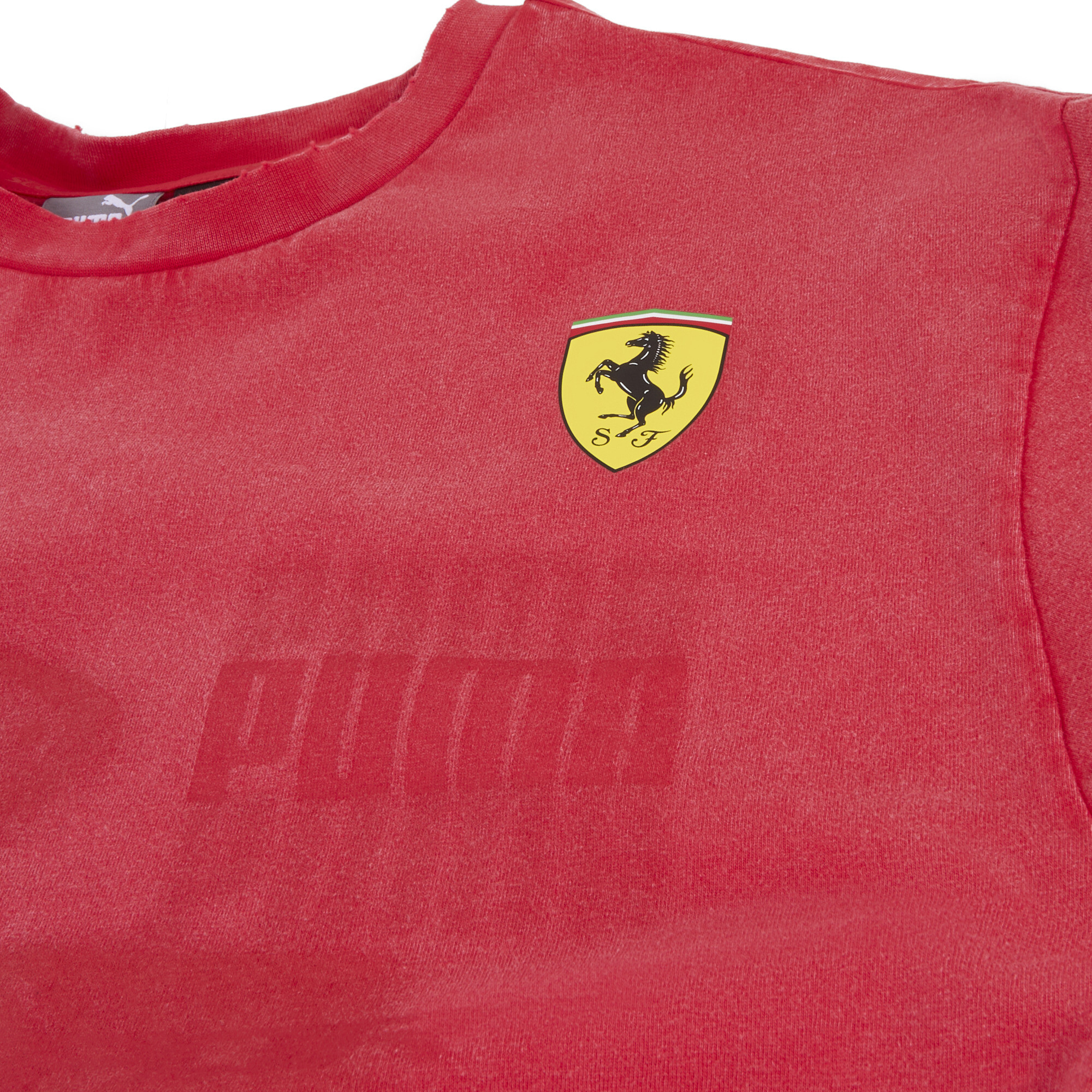 Men's Puma Scuderia Ferrari Desert Sun T-Shirt, Red, Size XXL, Clothing