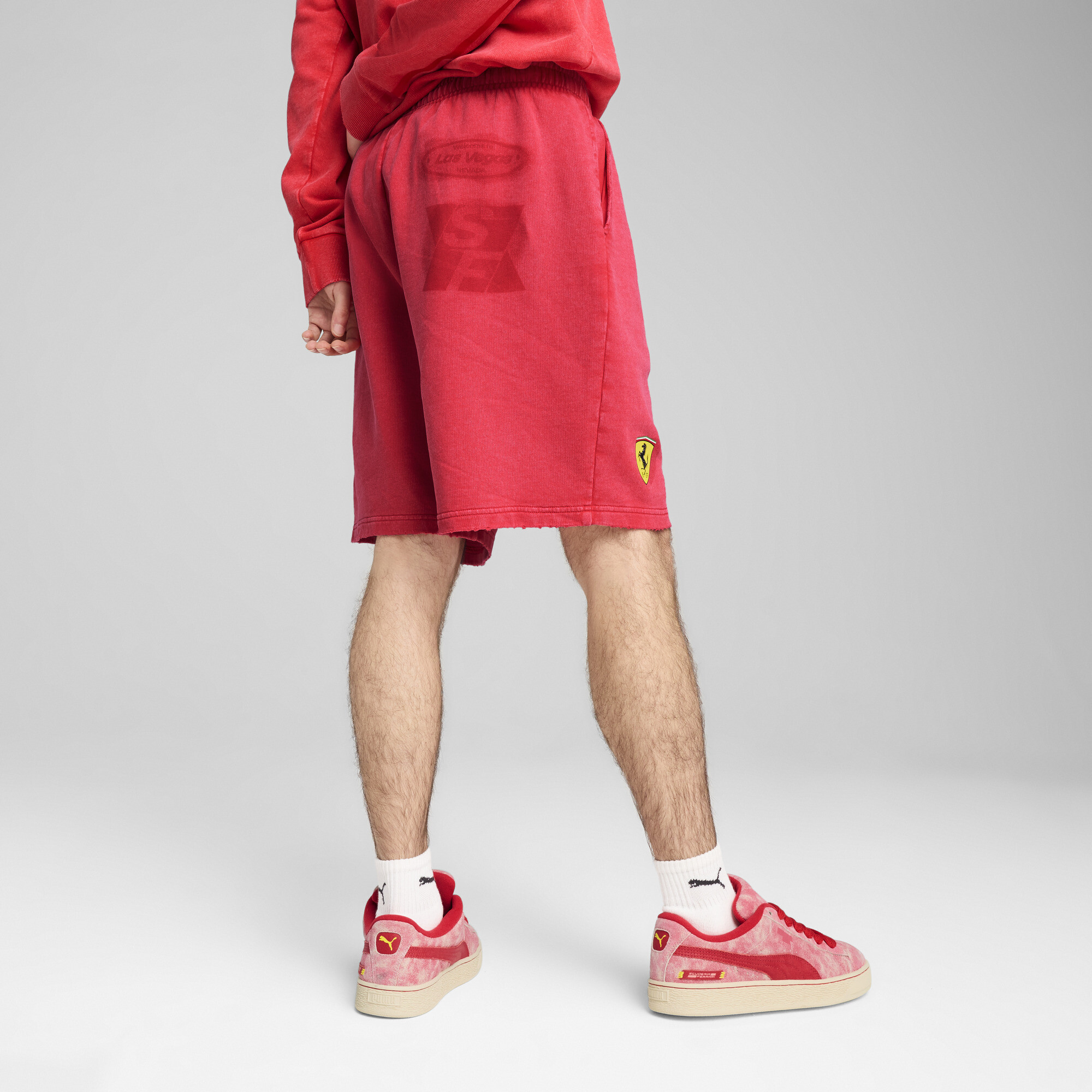 PUMA Scuderia Ferrari Desert Sun Men's Motorsport Shorts - Picture 11 of 17
