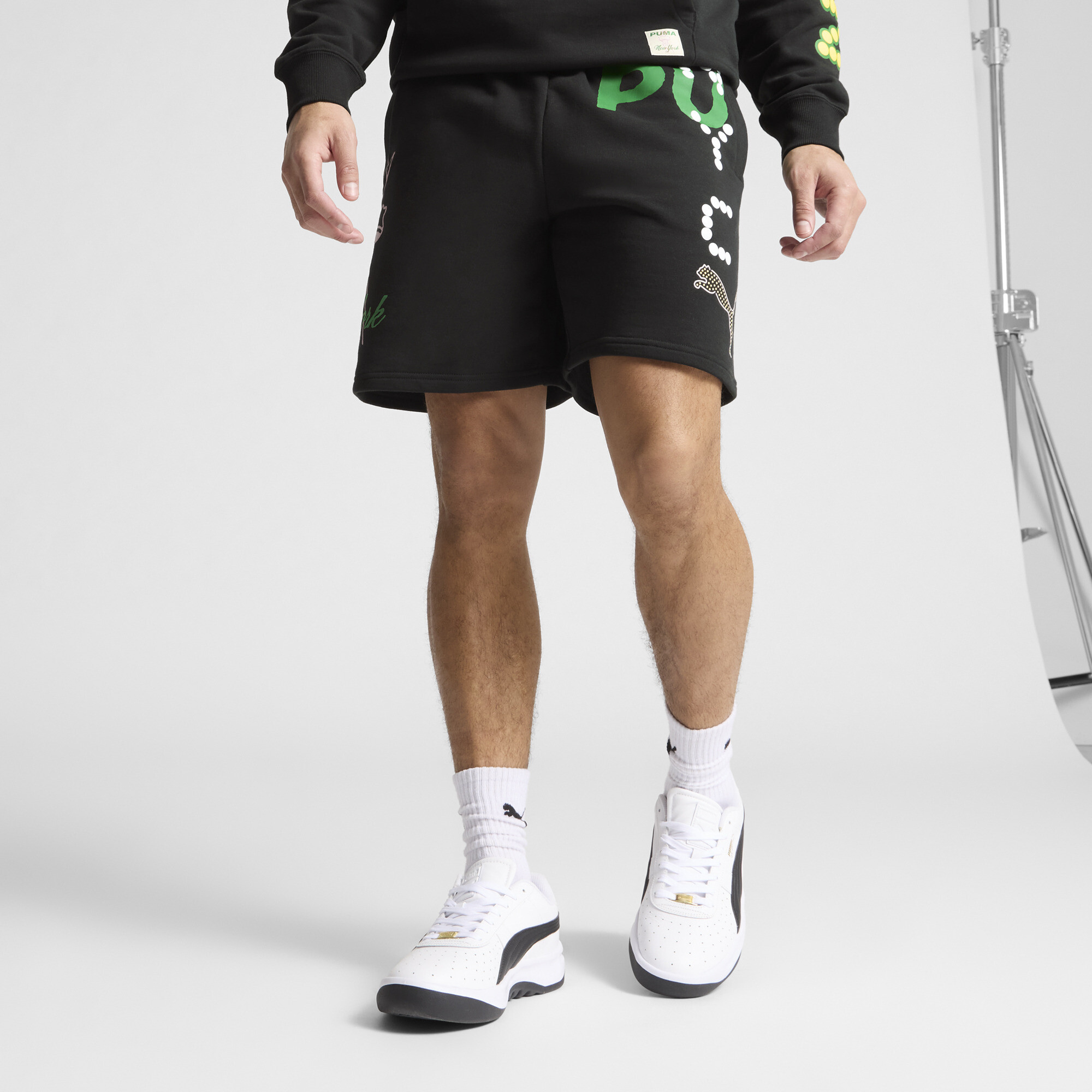 Puma Wardrobe Ess Shorts 7" Tr In Black