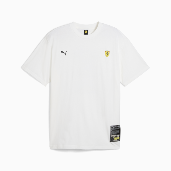 Scuderia Ferrari HP Race Color Splash Graphic Tee Men, PUMA White, large-MEX