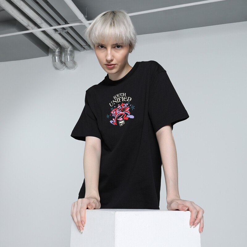 

Women's PUMA DOWNTOWN Graphic Relaxed Fit Tee