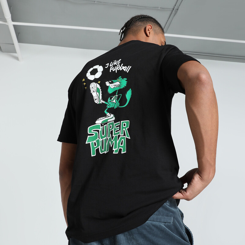

Men's PUMA SUPER FOOTBALL Relaxed Fit Tee