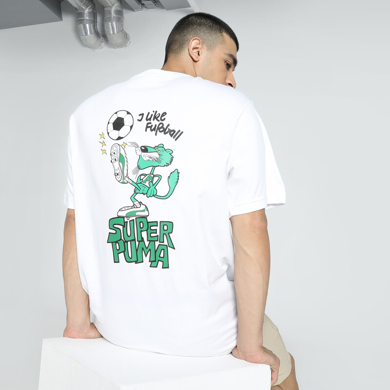 

Men's PUMA SUPER FOOTBALL Relaxed Fit Tee