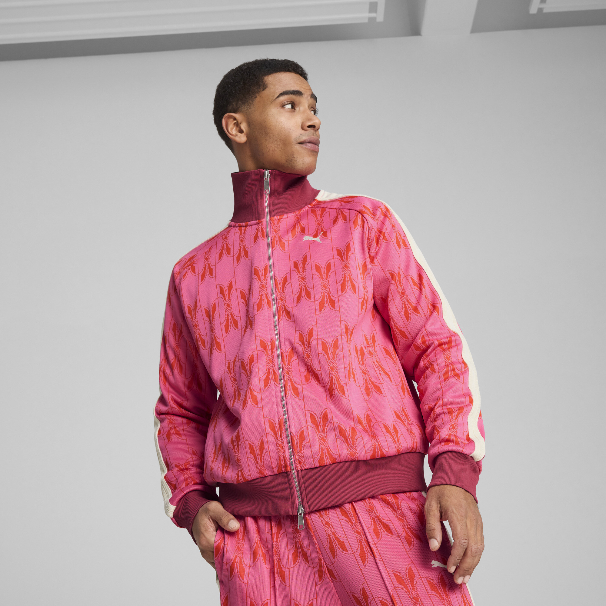 Puma The Never Worn V T7 Track Jacket In Pink
