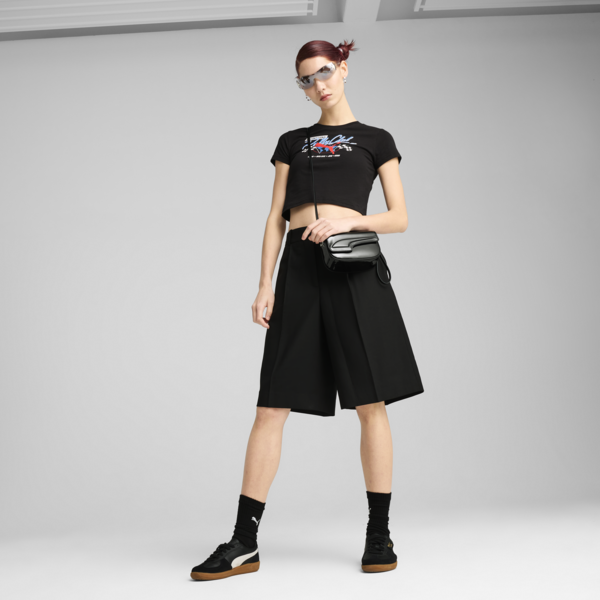 Remera baby tee GRAPHICS Moto para mujer, PUMA Black, large-ARG