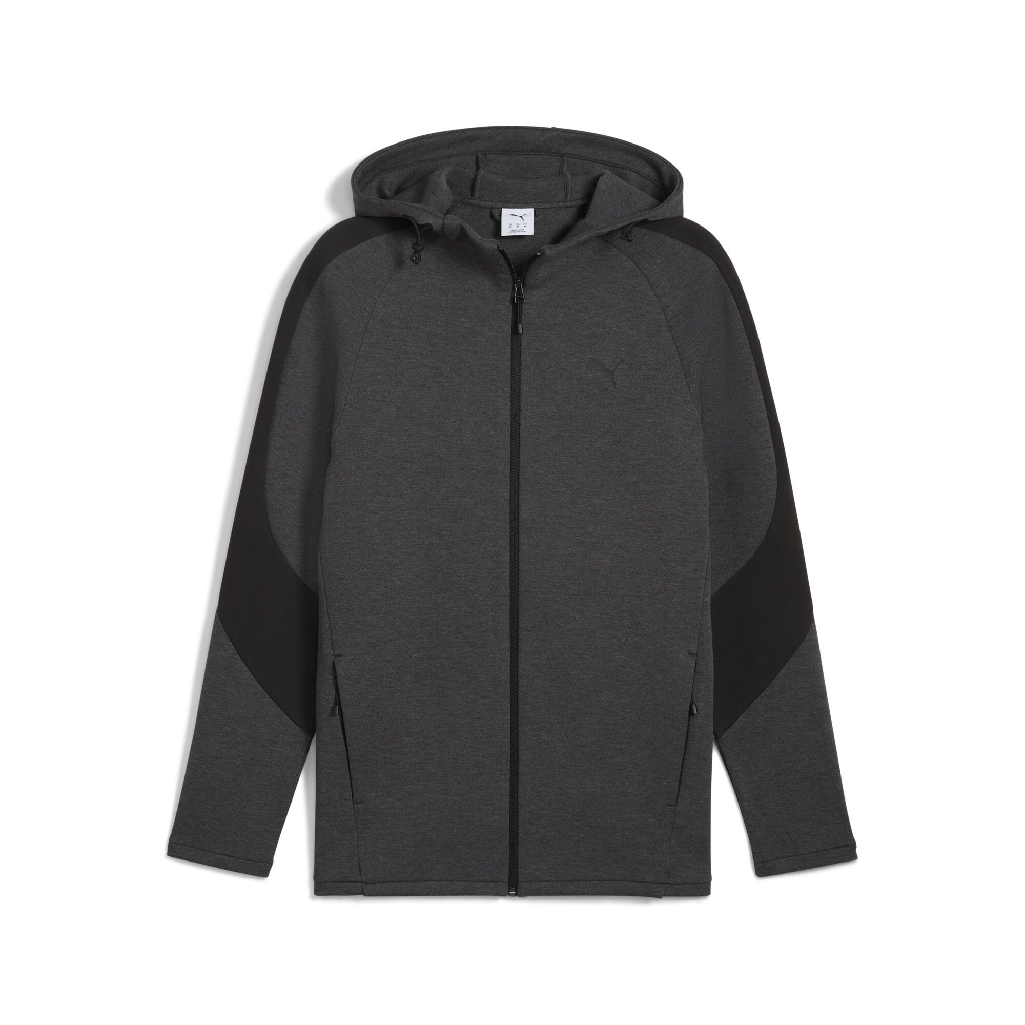Худи Evostripe Core Hoodie Men | Цвет: Серый | Dark Gray Heather