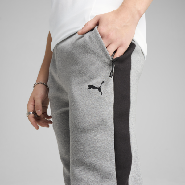 Pantalones EVOSTRIPE Core para hombre, Medium Gray Heather, large-ARG