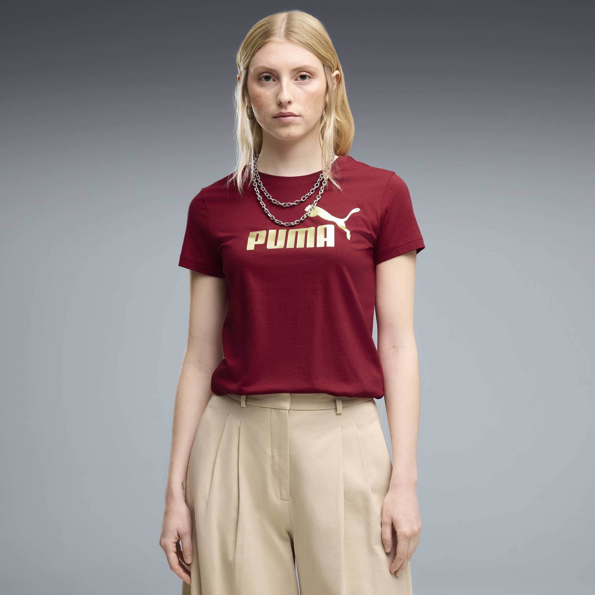 T shirtà logo en métal ESS Femme - vue 4