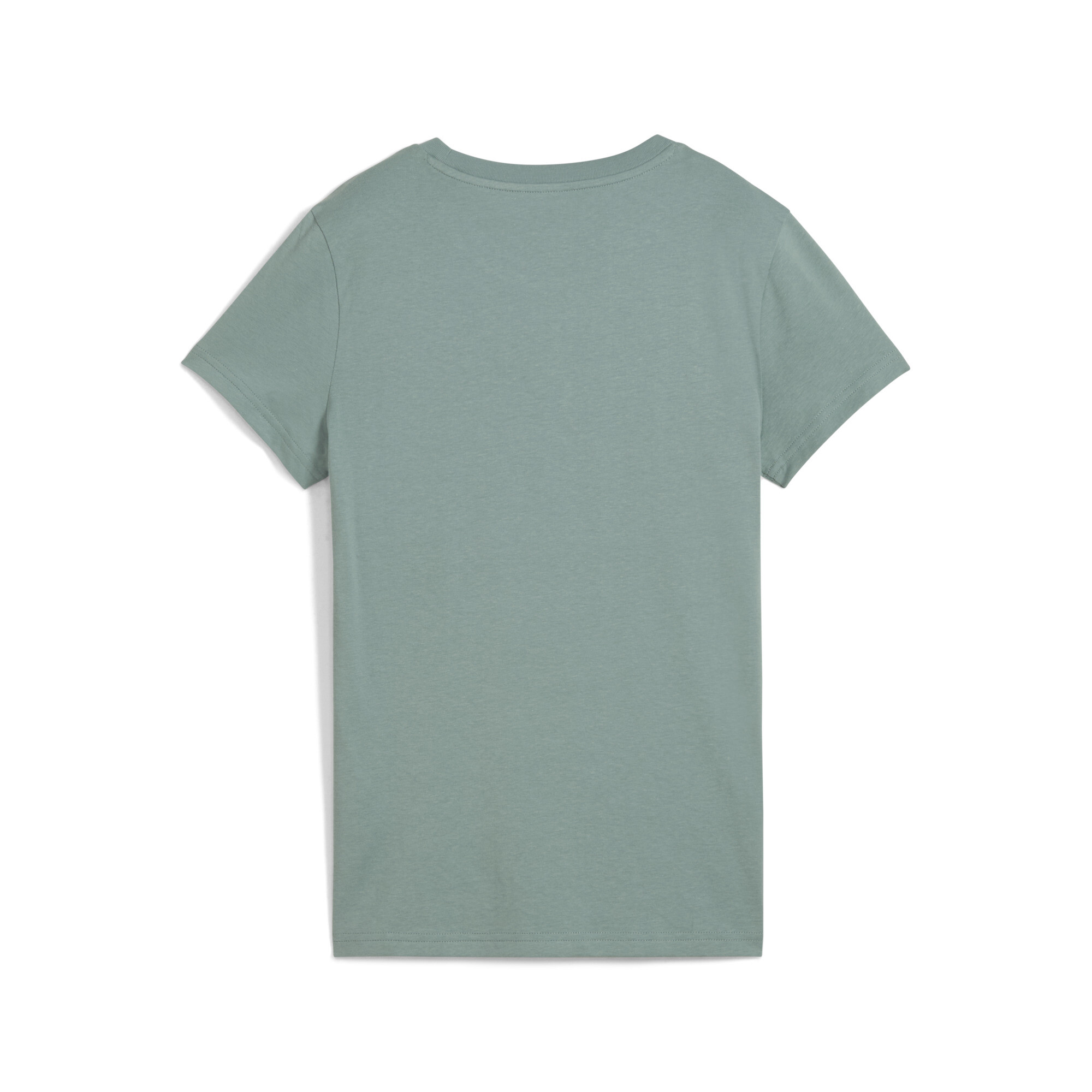 ESS METALLIC No. 1 Logo T-shirt voor Dames, Groen/Zilver, Maat XL | PUMA