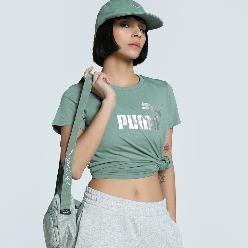 

Women's PUMA METALLIC No. 1 Logo Tee
