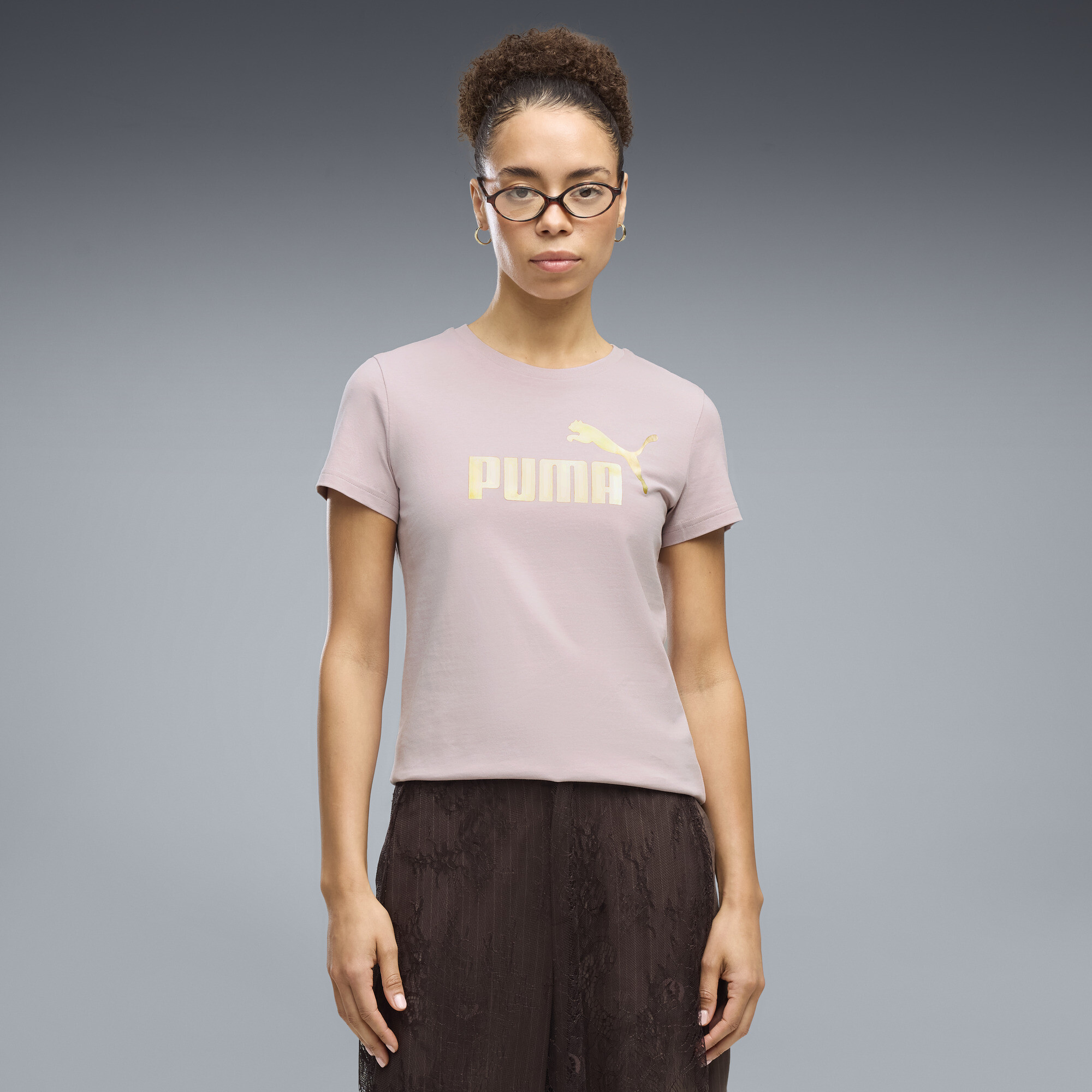 T shirtà logo en métal ESS Femme - vue 6