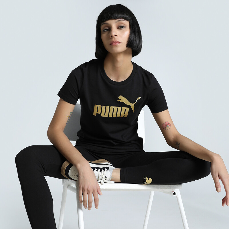 

Women's PUMA METALLIC No. 1 Logo Tee