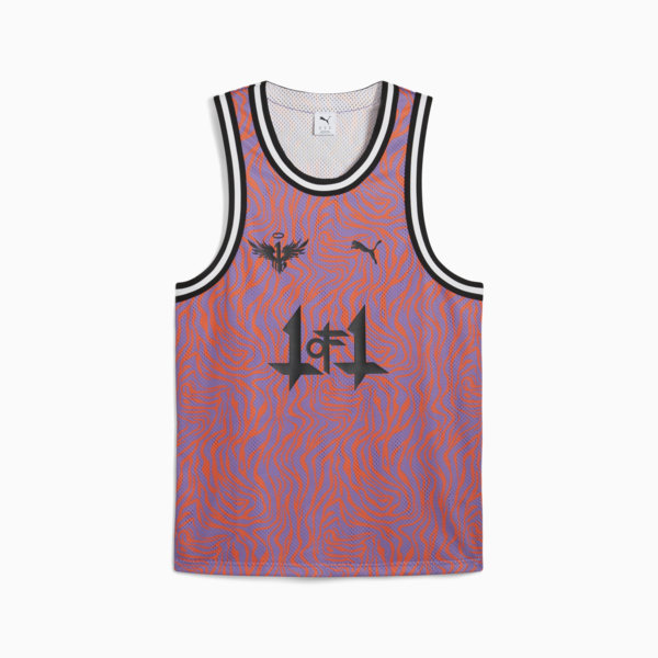 Camiseta de basket Melo x Neymar Jr para hombre, Soft Violet-AOP, large-ARG