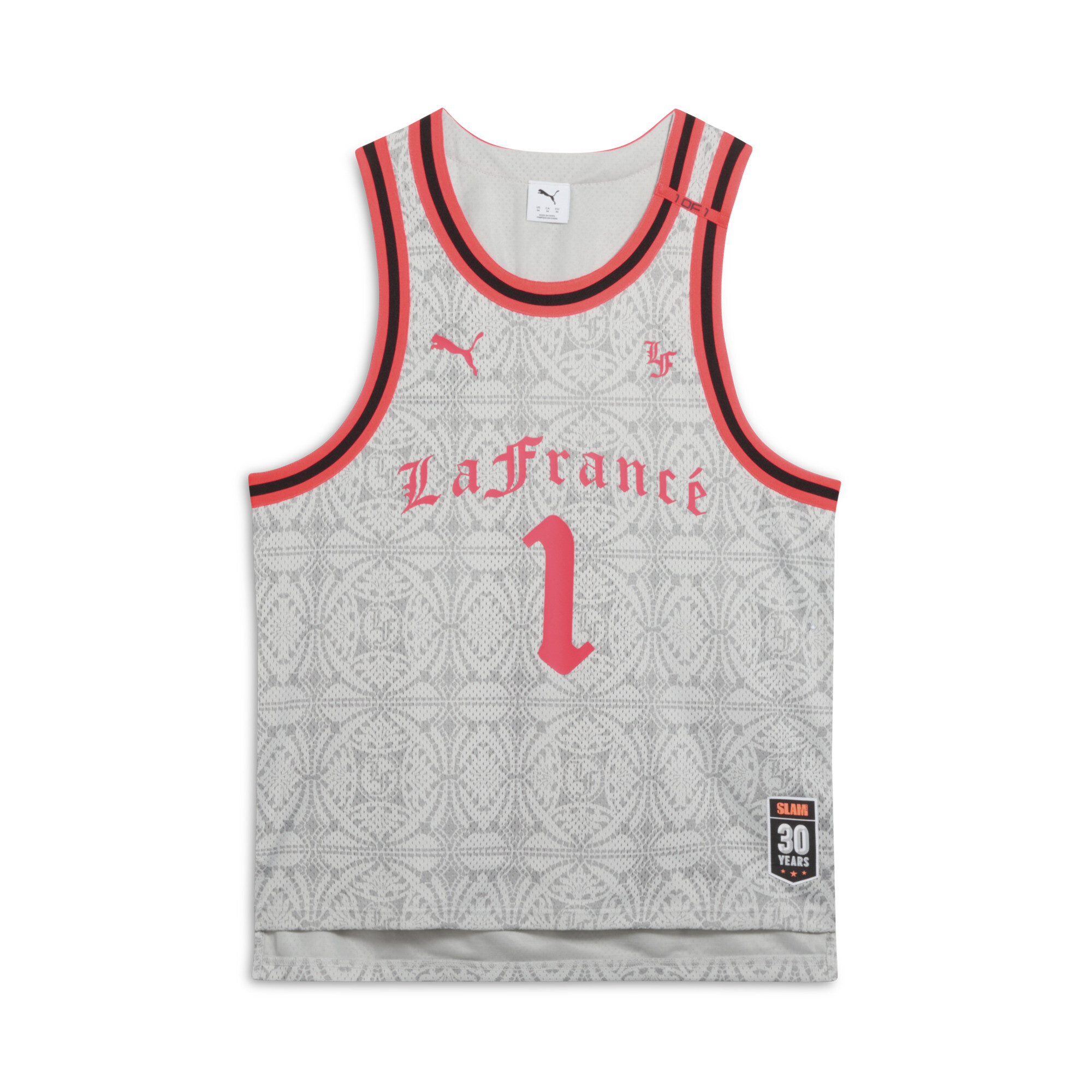 Puma Hoops X Lafrance Slam Jersey In Gray