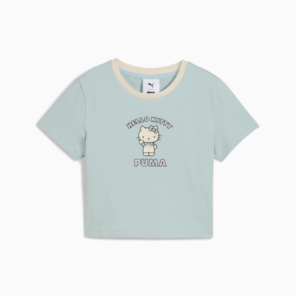 PUMA x HELLO KITTY AND FRIENDS Graphic Baby Tee Women, Modern Mint, large-ZAF