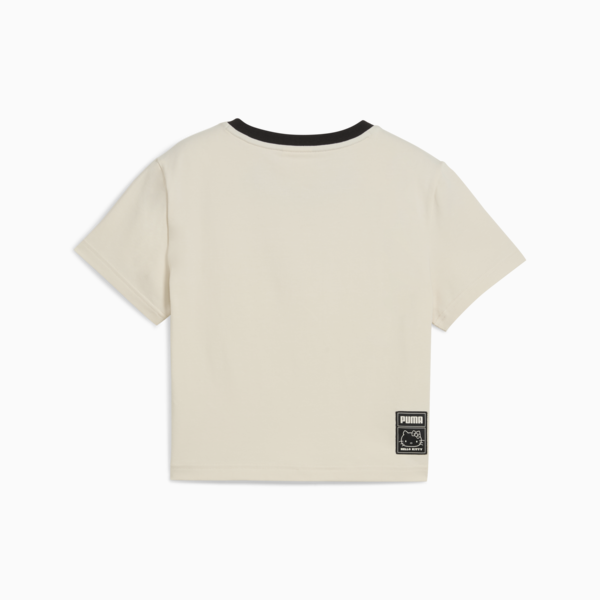 Remera corta PUMA x HELLO KITTY para mujer, Alpine Snow, large-ARG