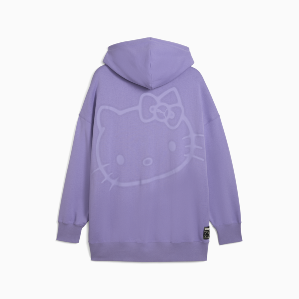 PUMA x HELLO KITTY AND FRIENDS Graphic Oversized Hoodie Women, Lavender Alert, large-ZAF