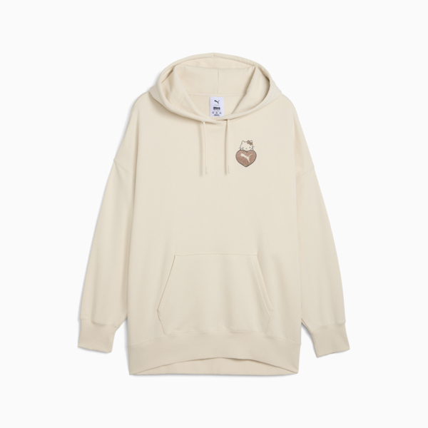 Buzo oversize PUMA x HELLO KITTY para mujer, Alpine Snow, large-ARG