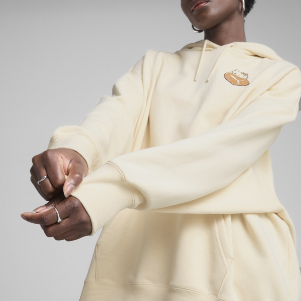 PUMA x HELLO KITTY AND FRIENDS Graphic Oversized Hoodie Women, Alpine Snow, large-MEX