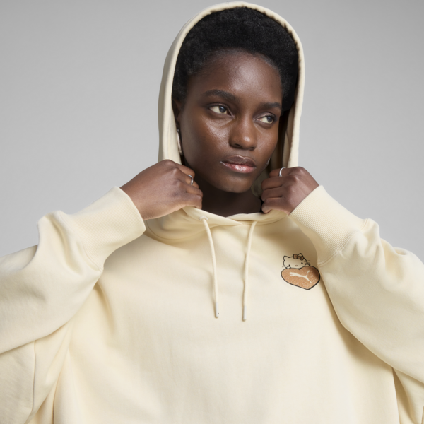 Buzo oversize PUMA x HELLO KITTY para mujer, Alpine Snow, large-ARG
