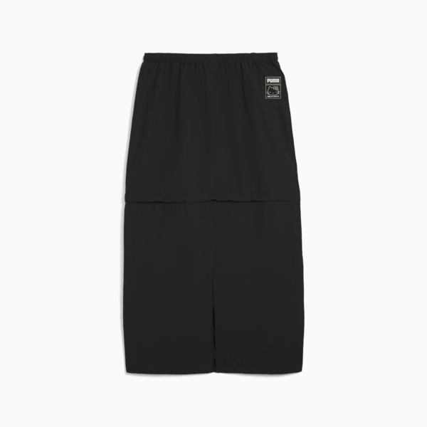 PUMA x HELLO KITTY AND FRIENDS Woven Maxi Skirt Women, PUMA Black, large-ZAF