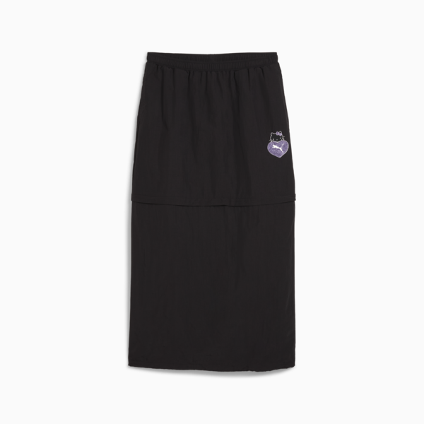 PUMA x HELLO KITTY AND FRIENDS Woven Maxi Skirt Women, PUMA Black, large-ZAF