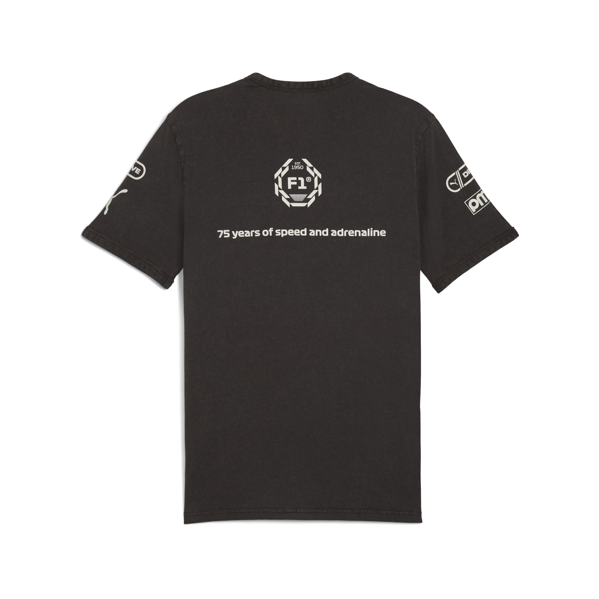 PUMA F1® Ringer T-shirt met print, Zwart