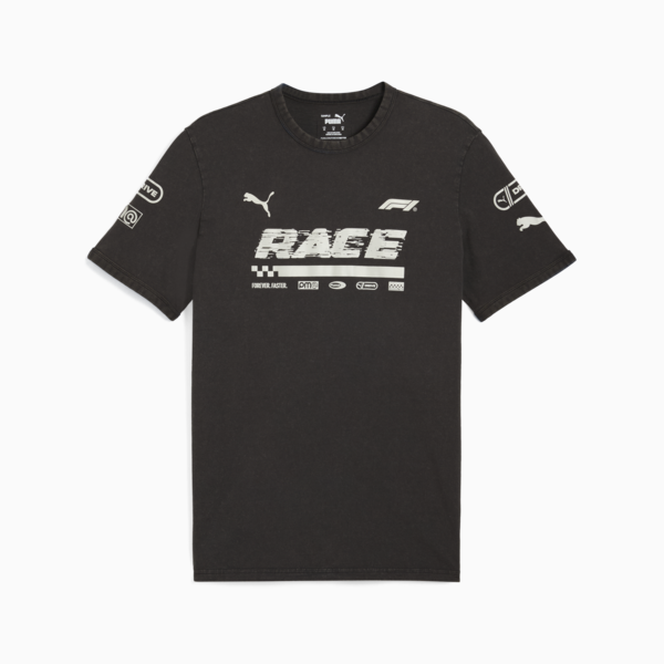Remera F1® Race para hombre, PUMA Black, large-ARG